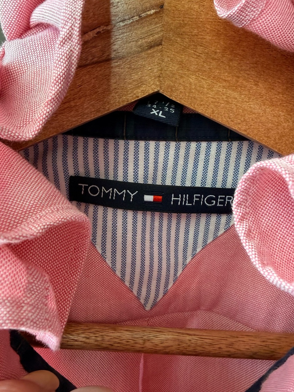 Memorial Day & 4th of July Pink Ruffle Collar Upcycled Shirt - Picture 9 of 15